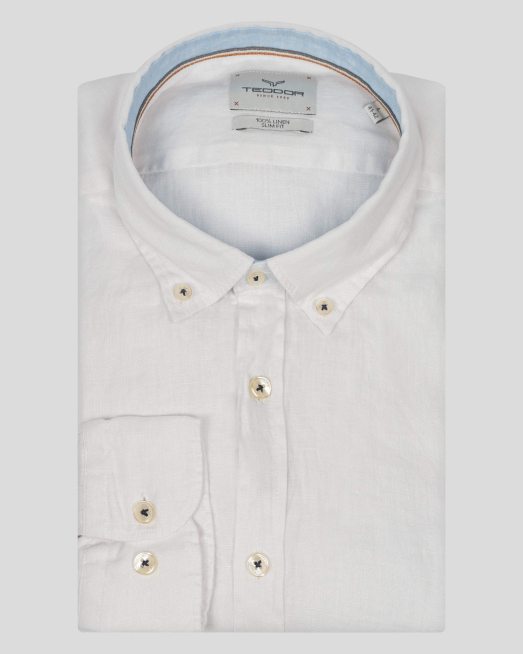 'БЯЛА ЛЕНЕНА РИЗА ВТАЛЕН СИЛУЕТ