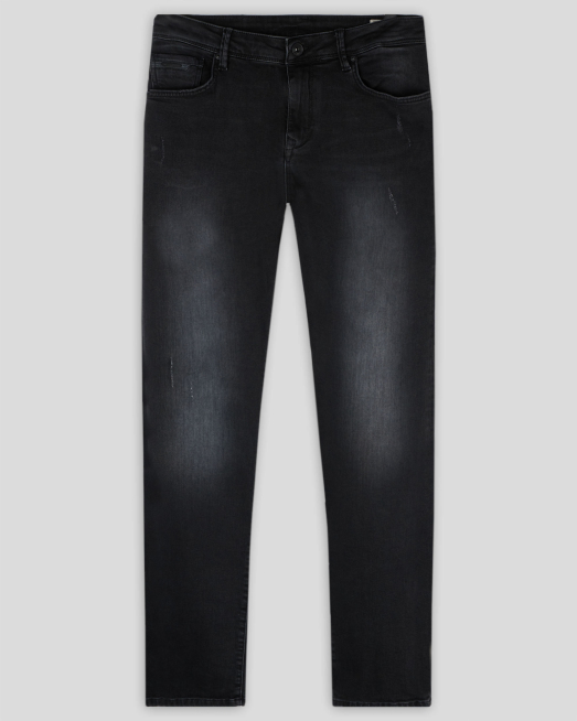 'ЧЕРНИ ВТАЛЕНИ ДЪНКИ С ЕФЕКТНИ НАКЪСВАНИЯ И ЛЕК ИЗТРИТ ЕФЕКТ 