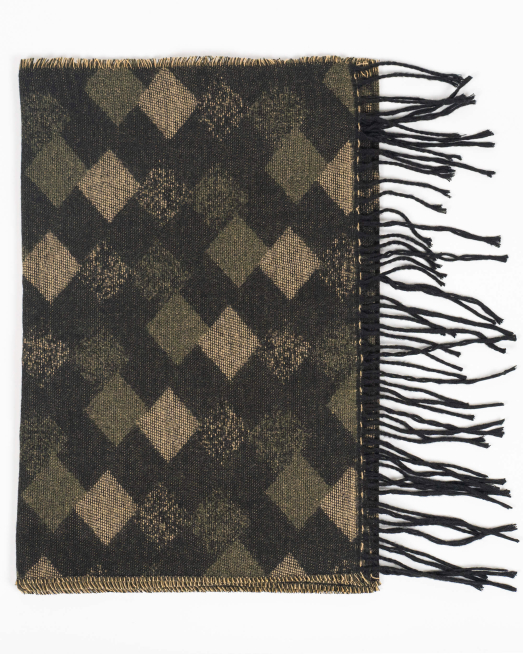 'МНОГОЦВЕТЕН ШАЛ НА РОМБОВЕ С РЕСНИ