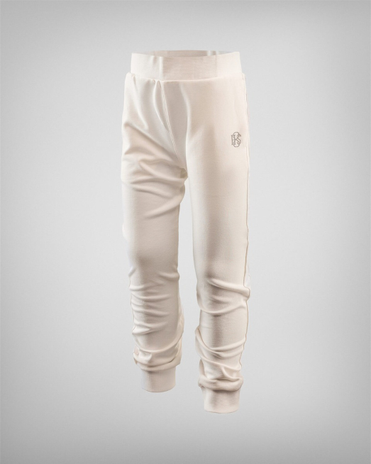 'ДЕТСКО СПОРТНО ДОЛНИЩЕ  H8S С ПРИНТ ЛОГО В ЕКРЮ  