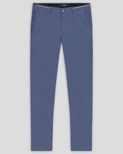 'СИН ПАНТАЛОН МЕЛАНЖ С ИТАЛИАНСКИ ДЖОБ И ШИРИТ НА КОЛАН