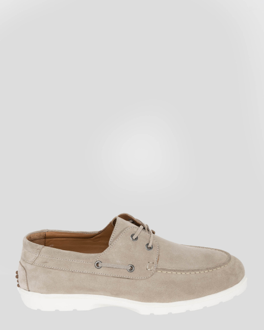 ' БЕЖОВИ СПОРТНИ ОБУВКИ ТИП МОКАСИНИ ОТ ВЕЛУР