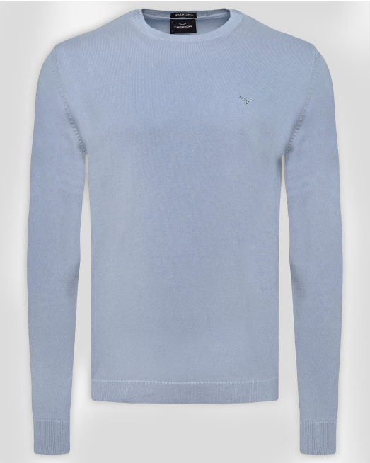 'СВЕТЛОСИН ПУЛОВЕР С ОБЛО ДЕКОЛТЕ  ОТ 100%  PREMIUM ПАМУК 