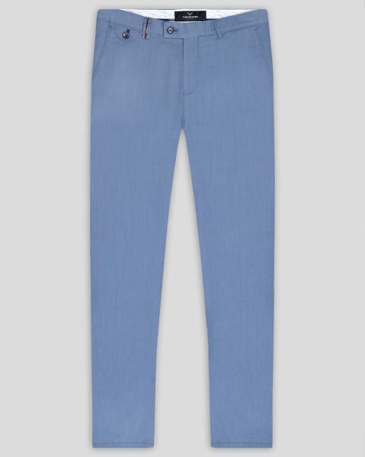 'СИН ЧИНО ПАНТАЛОН ОТ ТЕНСЕЛ С ЕЛАСТАН СВОБОДЕН СИЛУЕТ