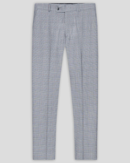 'СИН КЛАСИЧЕСКИ ПАНТАЛОН СИЛНО ВТАЛЕН СИЛУЕТ /ЧАСТ ОТ КОСТЮМ/