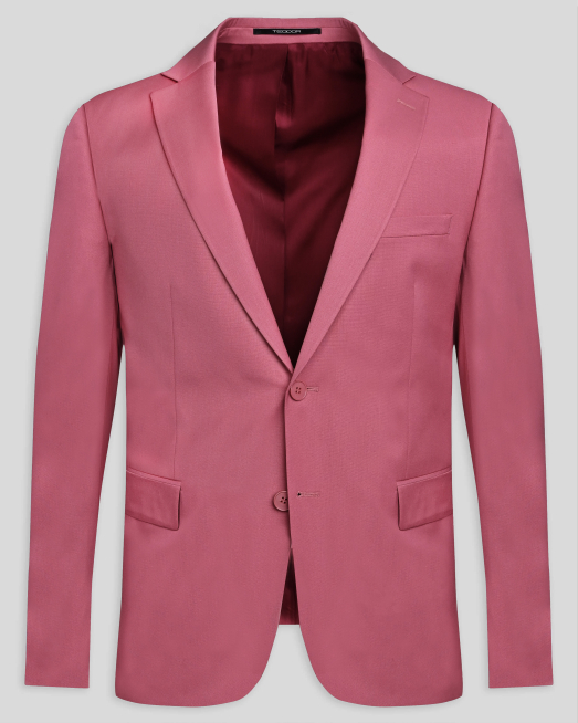 'КЛАСИЧЕСКО ВТАЛЕНО САКО С ДВА ШЛИЦА В РОЗОВО /ЧАСТ ОТ КОСТЮМ/