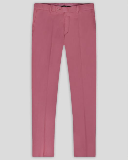 'КЛАСИЧЕСКИ ПАНТАЛОН С ДВОЙНИ ФИЛЕТКИ В РОЗОВО /ЧАСТ ОТ КОСТЮМ/