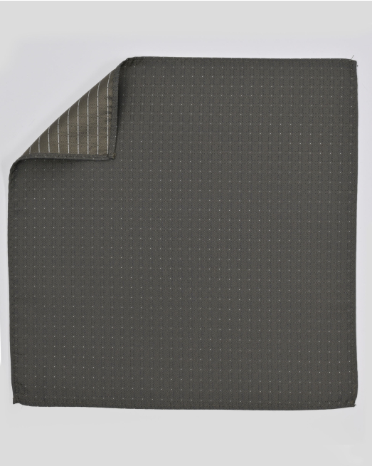 'ТЪМНОЗЕЛЕНА КЪРПА ЗА САКО С ФИГУРАЛЕН ДЕСЕН И БЕЛИ ТОЧКИ