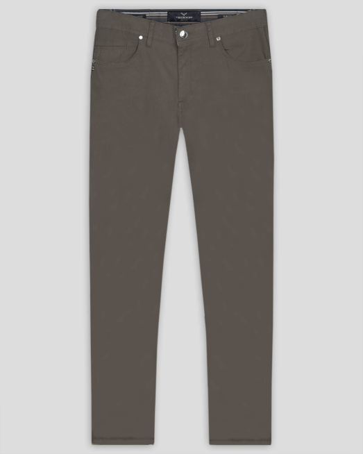 'ПАНТАЛОН С 5 ДЖОБА ВТАЛЕН СИЛУЕТ В ЦВЯТ КАКИ