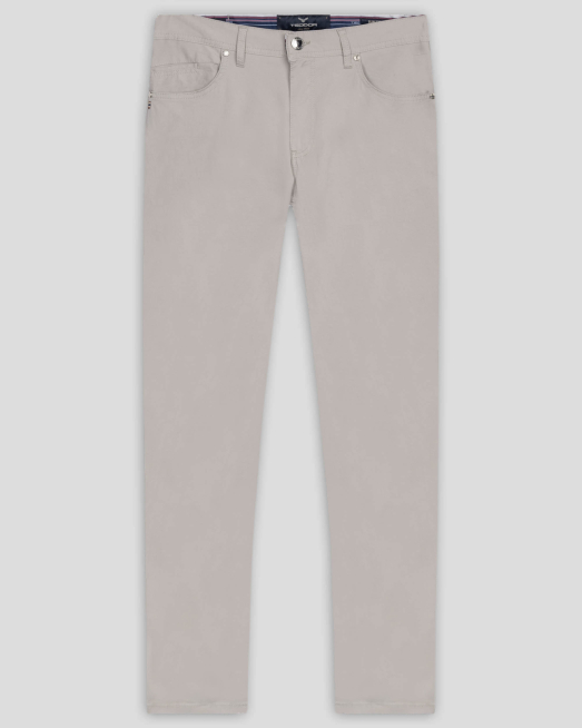 'БЕЖОВО-СИВ ПАНТАЛОН С 5 ДЖОБА ВТАЛЕН СИЛУЕТ