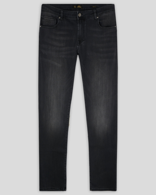 'ТЪМНОСИВИ ДЪНКИ H8S С ЛЕК ИЗТРИТ ЕФЕКТ И БРОДЕРИЯ ПОДПИС