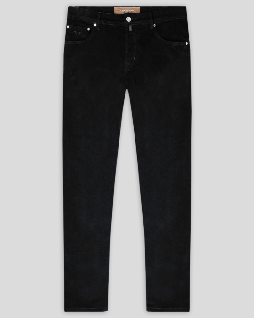 'ЧЕРЕН СПОРТЕН ПАНТАЛОН ОТ ТЕНСЕЛ И ПАМУК  ЕКСТРА СВОБОДЕН СИЛУЕТ