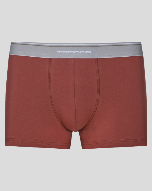 ' БОКСЕР С КОНТРАСТЕН ВЪНШЕН ЛАСТИК И ЛОГО В КЕРЕМИДЕН ЦВЯТ