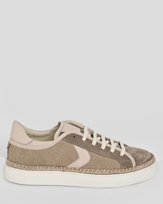 'КЕЦОВЕ ОТ ВЕЛУР, ГЛАДКА КОЖА  И ТЕКСТИЛ В ТЪМНОБЕЖОВО И СВЕТЛОБЕЖОВО