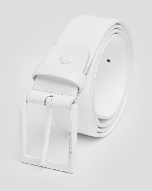 'БЯЛ КОЛАН ОТ ГЛАДКА КОЖА С ЛОГО