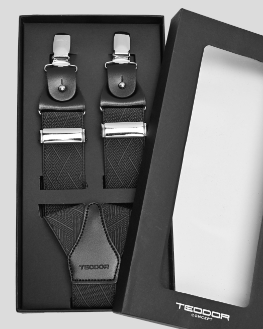 'ГРАФИТЕНО СИВИ ТИРАНТИ С КОЖЕНИ ЕЛЕМЕНТИ И КЛИПСИ С ЛОГО