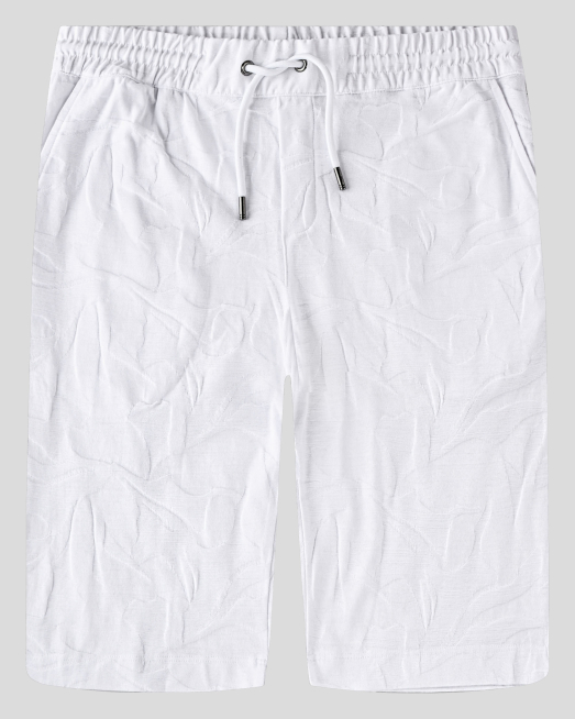 'БЕЛИ БЕРМУДИ ТРИКО В ТОНАЛЕН ФИГУРАЛЕН ДЕСЕН