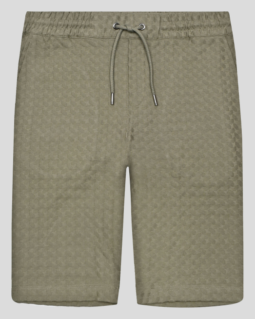 'ЗЕЛЕНИ СТРУКТУРНИ БЕРМУДИ ТРИКО ОТ PREMIUM ПАМУК