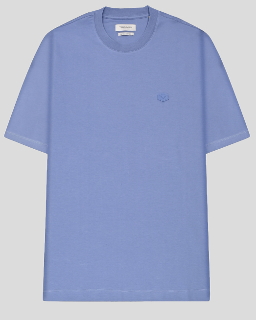 'СИНЯ ОВЪРСАЙЗ ТЕНИСКА ОТ ВИСОКОКАЧЕСТВЕН ПАМУК SUPIMA