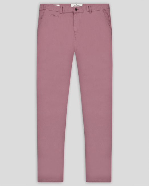 'ПЕПЕЛНО РОЗОВ ПАНТАЛОН ОТ ПАМУК И ТЕНСЕЛ С ЛОГО /ЧАСТ ОТ КОСТЮМ/