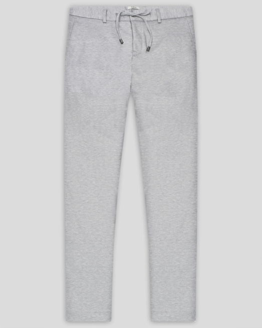 'СВЕТЛОСИВ ПАНТАЛОН С ИТАЛИАНСКИ ДЖОБОВЕ И ЛОГО АКСЕСОАР