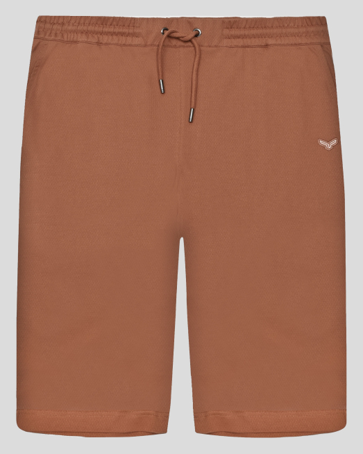 'ОРАНЖЕВИ БЕРМУДИ ОТ ДВОЙНО МЕРСЕРИЗИРАН ЕГИПЕТСКИ ПАМУК