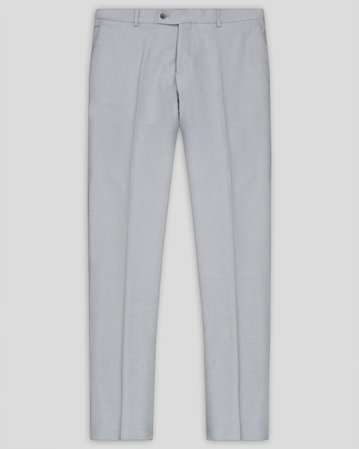 'СВЕТЛОСИВ МЕЛАНЖИРАН КЛАСИЧЕСКИ ПАНТАЛОН ОТ ВЪЛНА /ЧАСТ ОТ КОСТЮМ/