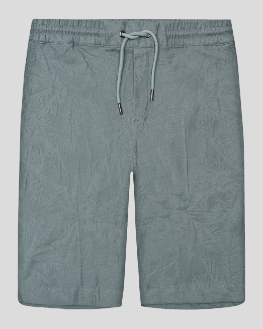 ' СИНЬО-ЗЕЛЕНИ PREMIUM БЕРМУДИ В ТОНАЛЕН ДЕСЕН НА ПАЛМИ