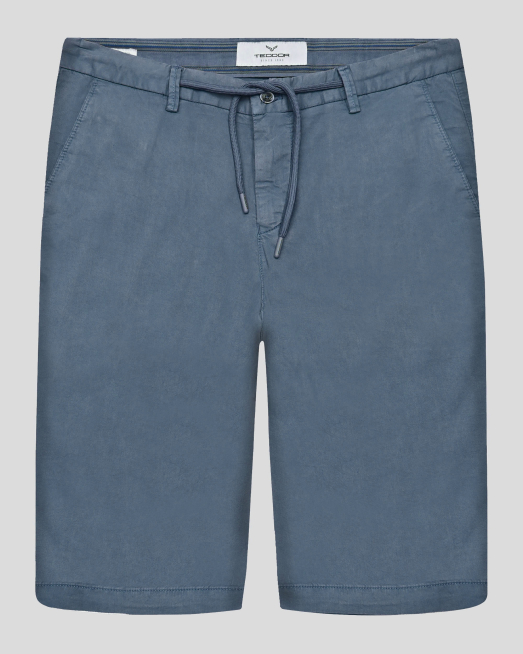 'БЕРМУДИ С ИТАЛИАНСКИ ДЖОБ И ЛОГО В ЦВЯТ ПЕТРОЛ