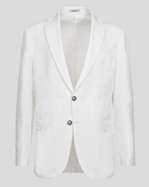 'БЯЛО ОЛЕКОТЕНО САКО БЕЗ ХАСТАР ОТ 100% ЛЕН