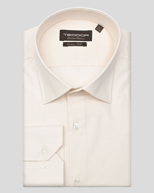 'СВЕТЛОБЕЖОВА РИЗА ОТ ПАМУК И КОПРИНА В СИТНА СТРУКТУРА