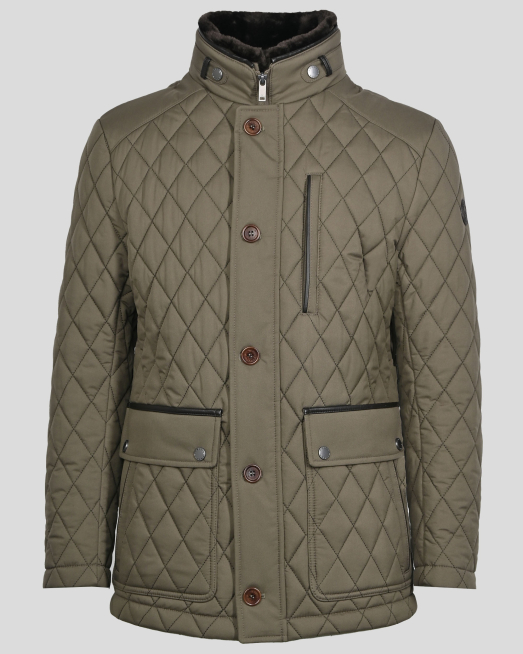 'КЪСО ЯКЕ НА РОМБОВЕ С ВЪНШНИ ДЖОБОВЕ И КОЖЕНИ ГАРНИТУРИ В ЦВЯТ КАКИ