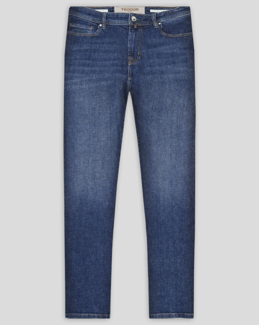 'ТЪМНОСИНИ ДЪНКИ REGULAR RELAXED FIT ( УДОБЕН И СВОБОДЕН СИЛУЕТ )