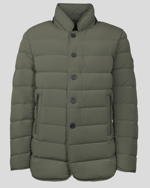 ' ЗЕЛЕНО СПОРТНО ЯКЕ С МЕТАЛНО ЛОГО И КОПЧЕТА