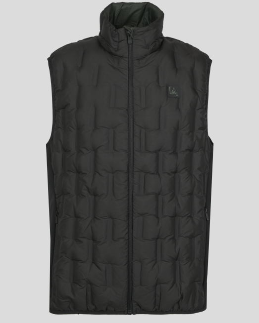 'ЧЕРНА КАПИТОНИРАНА ГРЕЙКА С ПЪЛНЕЖ ОТ ЕСТЕСТВЕН ПУХ