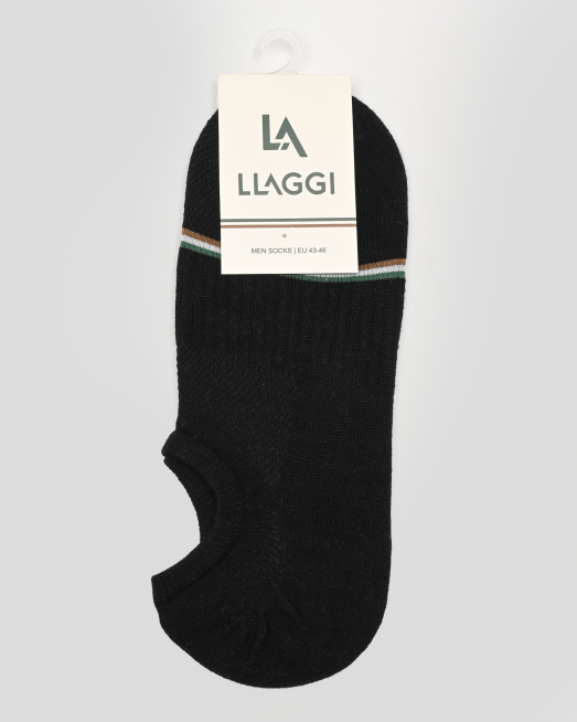 'ЧЕРНИ ЧОРАПИ ТИП ТЕРЛИК С КОНТРАСТНО ЛОГО