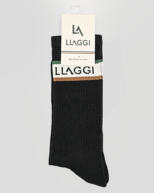 'ЧЕРНИ ДЪЛГИ ЧОРАПИ С РЕЛЕФНА СТРУКТУРА