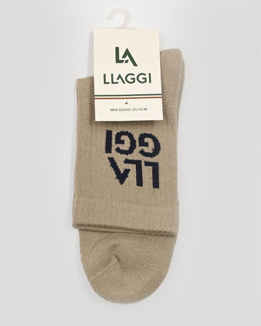 'БЕЖОВИ ЧОРАПИ С РЕЛЕФНА СТРУКТУРА