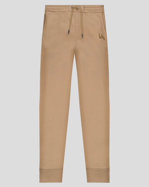 'СПОРТНО ДОЛНИЩЕ С ЛОГО ЕМБЛЕМА И ЗАДЕН ДЖОБ В ЦВЯТ КАМЕЛ