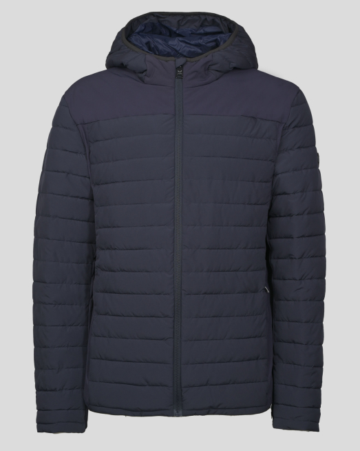 'ТЪМНОСИНЬО ОЛЕКОТЕНО ЯКЕ С ЕЛАСТАН И ГУМИРАНА ЛОГО ЕМБЛЕМА