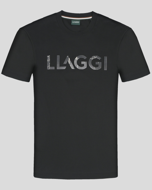 'ЧЕРНА ТЕНИСКА ОТ 100% ПАМУК С НАДПИС ПРИНТ