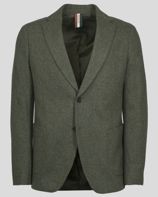 'МЕЛАНЖИРАН БЛЕЙЗЪР ОТ ФИН ВЪЛНЕН ПЛАТ В ЗЕЛЕНО