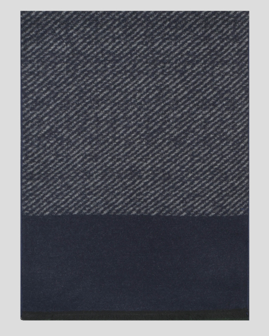 'МЕК ТРИЦВЕТЕН ШАЛ В ДИАГОНАЛЕН ДЕСЕН С ДВЕ ЛИЦА