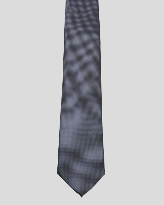 'СТРУКТУРНА ТЪМНО СИВА ВРАТОВРЪЗКА 