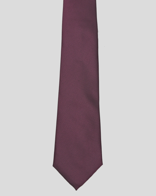 'МЕЛАНЖИРАНА ВРАТОВРЪЗКА В ЦВЯТ БОРДО СИТНА СТРУКТУРА