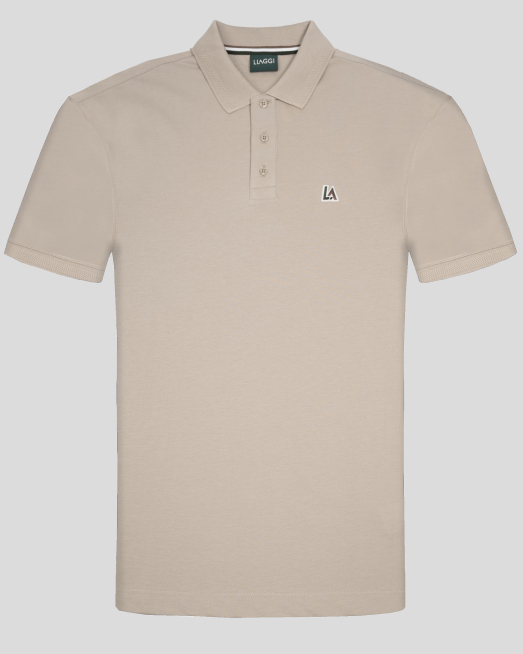 'БЕЖОВА ТЕНИСКА ОТ 100% ПАМУК С ЯКА И КОПЧЕТА