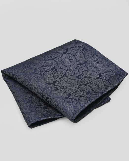 'РЕЛЕФНА ЖАКАРДОВА КЪРПИЧКА ЗА САКО В СИВО И ТЪМНОСИНЬО