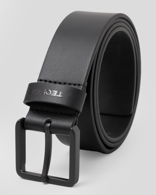 'ЧЕРЕН КОЛАН ОТ ГЛАДКА КОЖА С ЛОГО