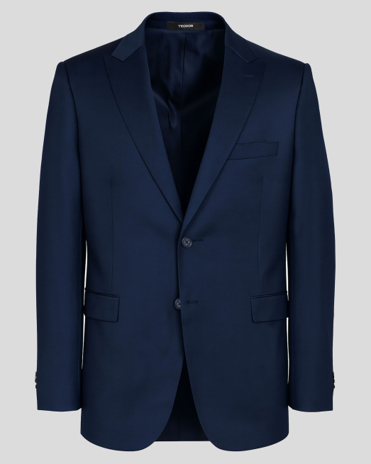 'ТЪМНОСИНЬО КЛАСИЧЕСКО САКО  ВТАЛЕН СИЛУЕТ /ЧАСТ ОТ КОСТЮМ/