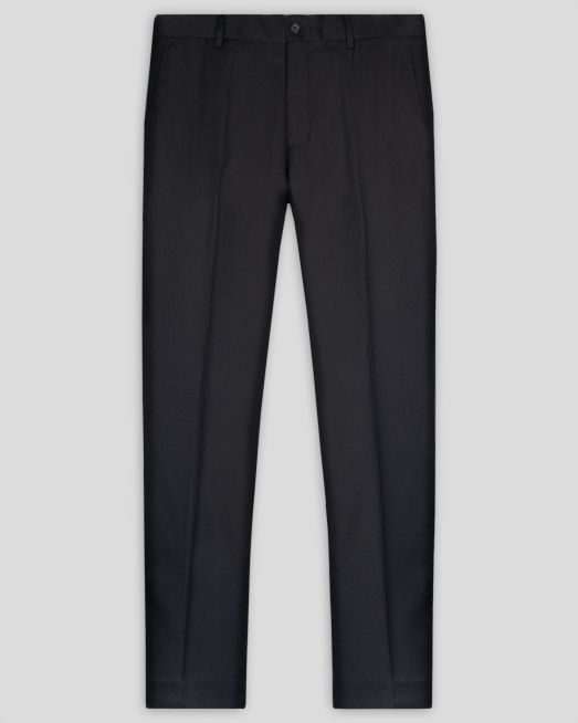 'ЧЕРЕН КЛАСИЧЕСКИ ВТАЛЕН ПАНТАЛОН С ДВОЙНИ ФИЛЕТКИ /ЧАСТ ОТ КОСТЮМ/